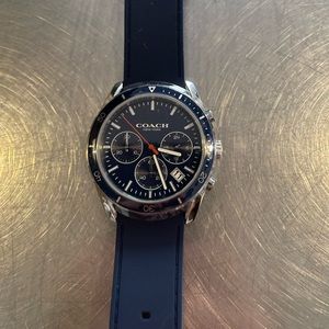 Men’s Coach Watch. Silicon band.